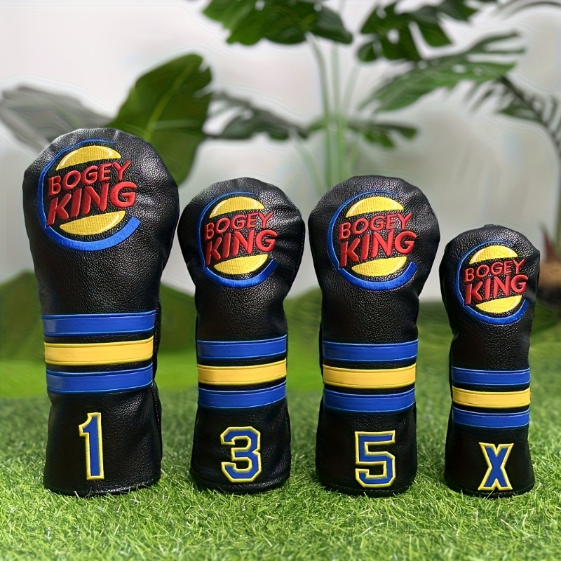 Golf Equipment Organizer - Fashionable Golf Club Head Covers; Golf