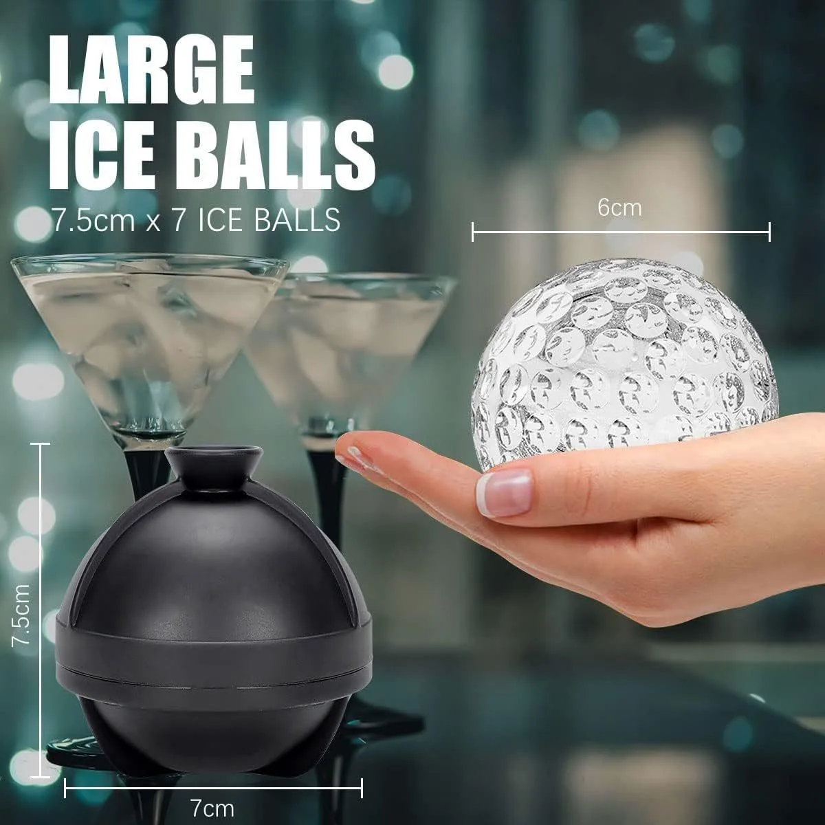 Golf Ball Premium - Food Grade Silicone Ice Ball Maker