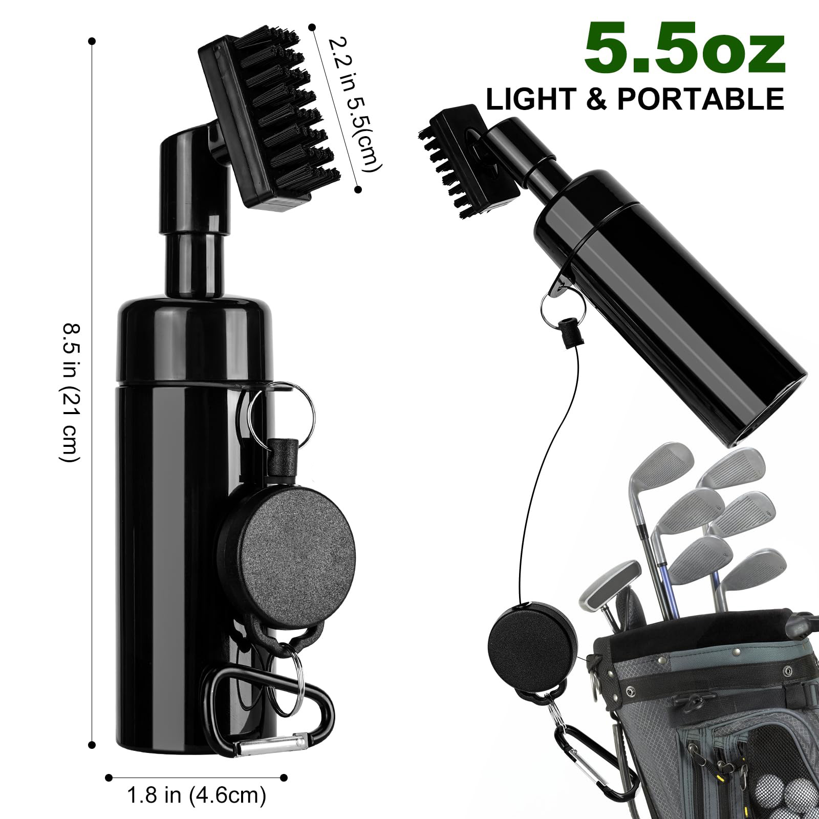 Golf Equipment Brands - Golf Club Head Cleaning Brush, For