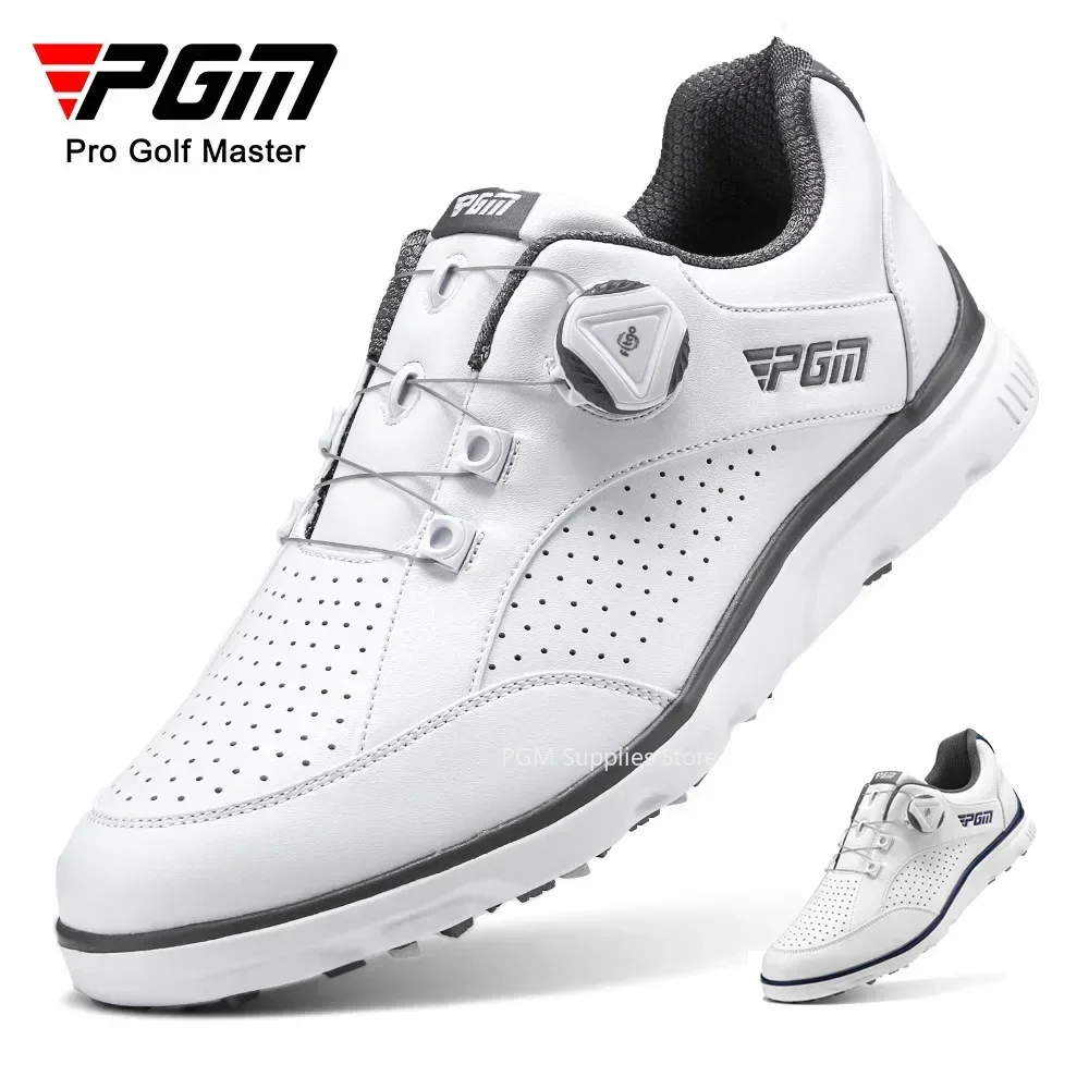PGM Men Golf Shoes Knob Shoela - Golf Equipment Brands 评论和价格