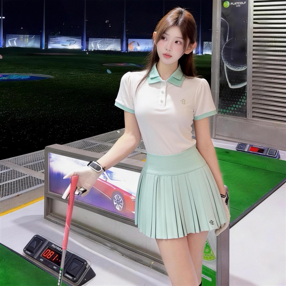 PL Golf Double Collar Polo Shi - Golf Equipment For Women 评论和价格