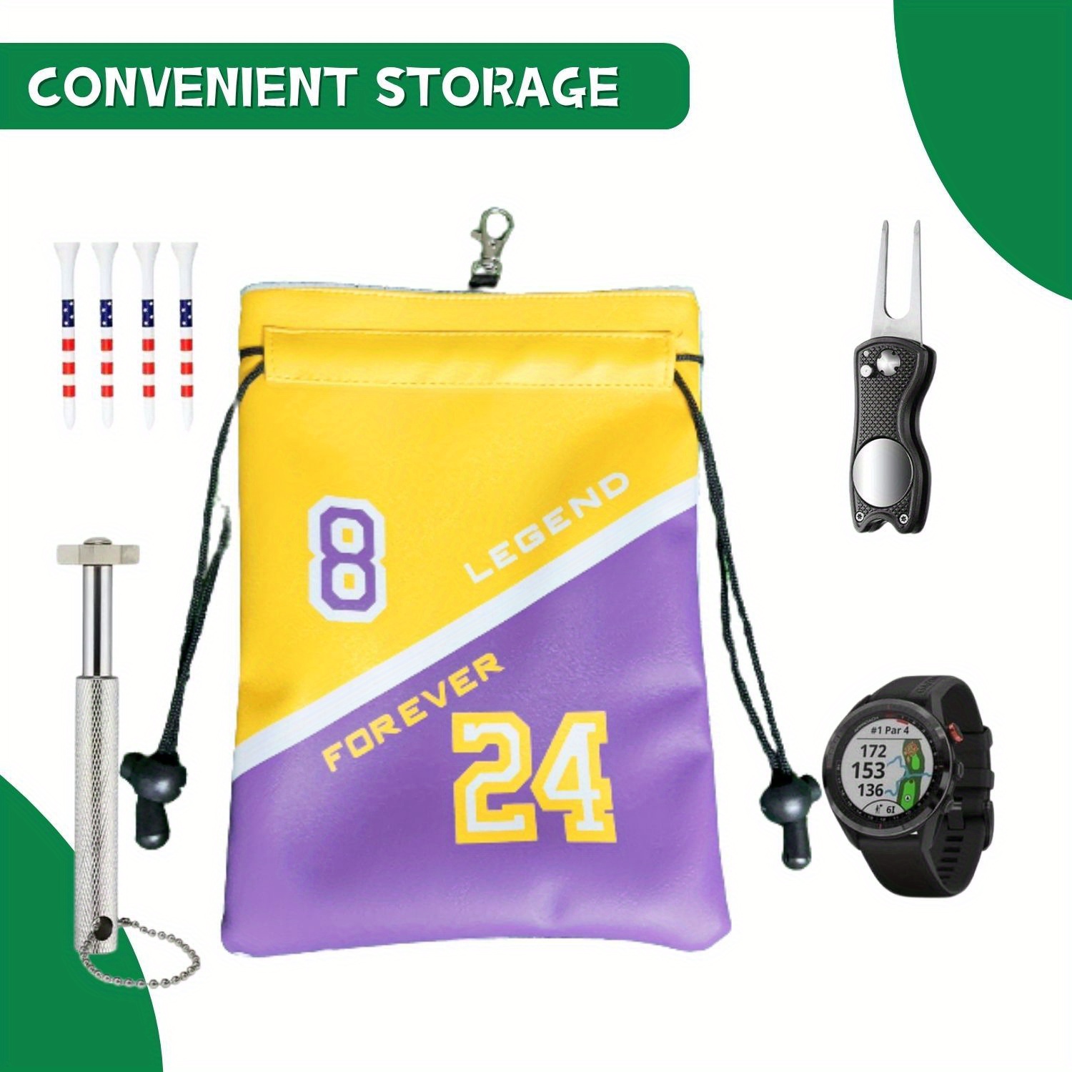 Funny Golf Valuables Pouch NO  - Golf Ball Premium 评论和价格