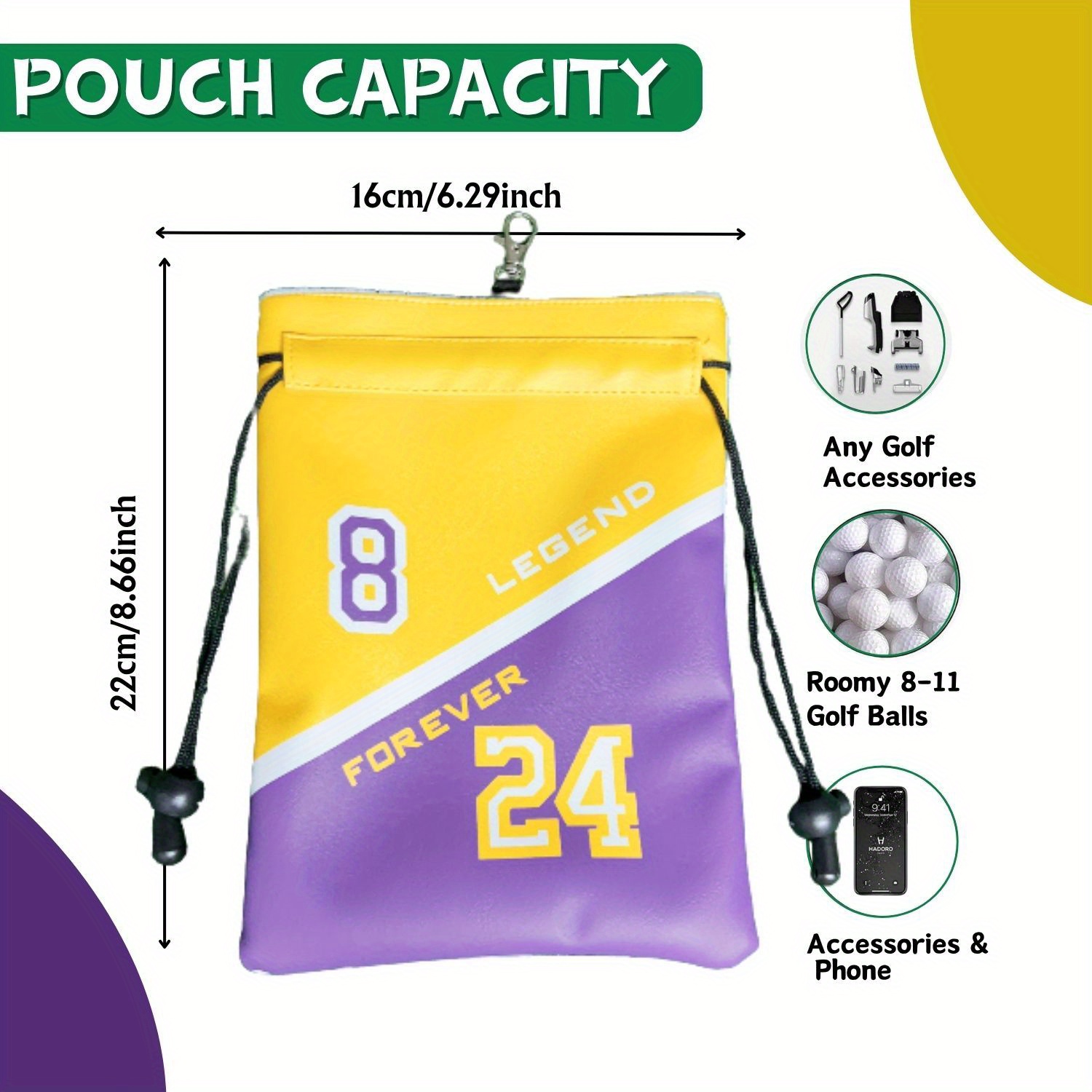 Funny Golf Valuables Pouch NO  - Golf Ball Premium 评论和价格