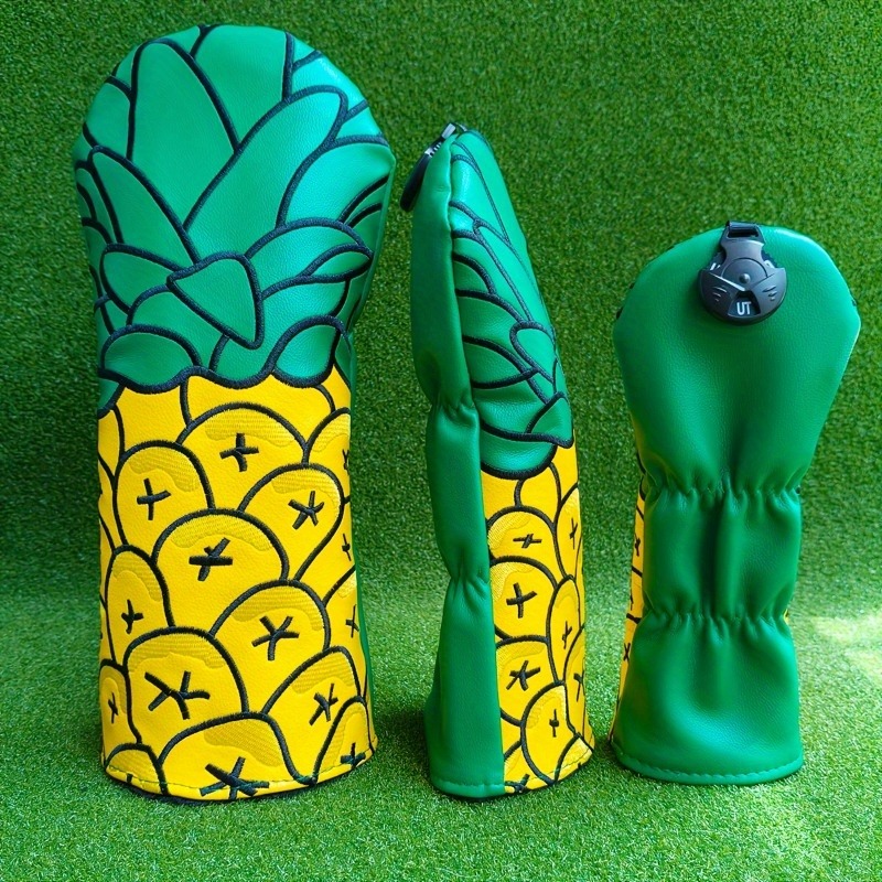 Pineapple Golf Club Head Cover - Golf Equipment Organizer 评论和价格