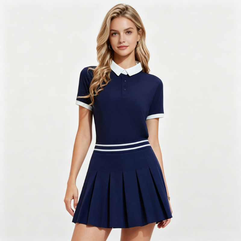 Women Tennis Outfit Set Short  - Golf Equipment For Women 评论和价格