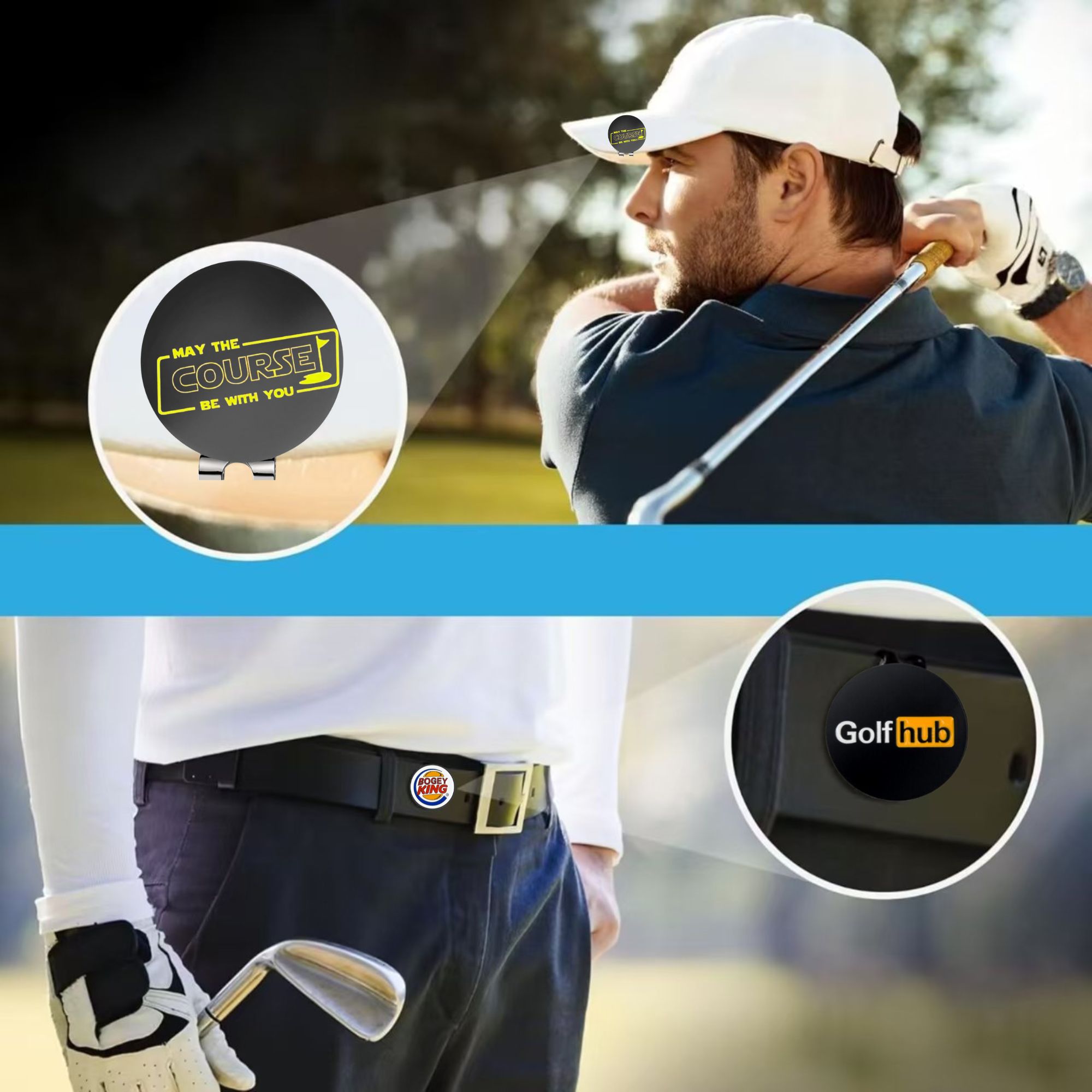 3 Pcs Funny Golf Ball Markers  - Golf Ball Premium 评论和价格